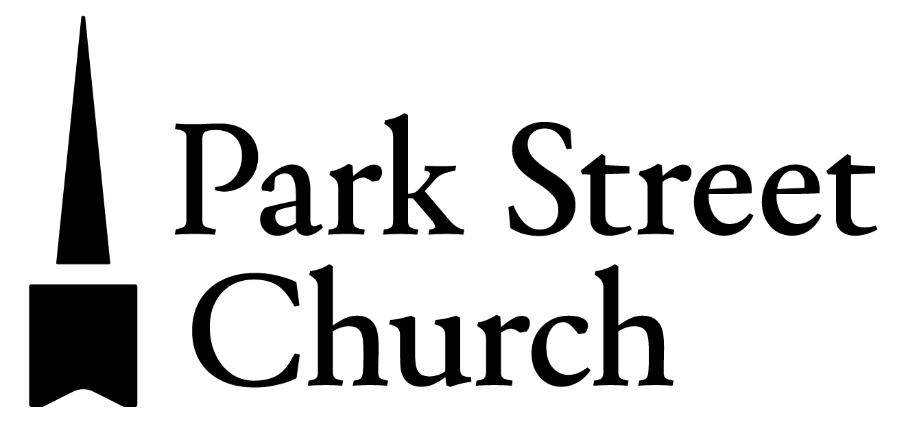 Park Street Church logo, 2025 refresh — steeple mark with updated serif wordmark, tagline removed